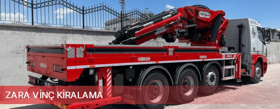 Zara İlçemi Vinç Kiralama